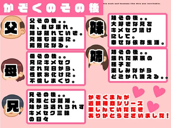【総集編5(最終巻)】かぞくまんが近親相姦シリーズ(18話〜21話)
