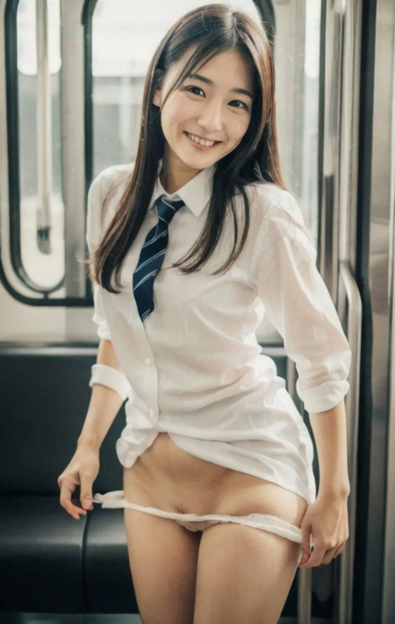 痴◯おねだり制服美女
