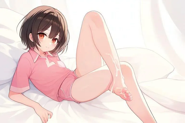 なんでも言うこと聞いてくれそうな子の足コキ〜お願い。もっと強くシコって〜