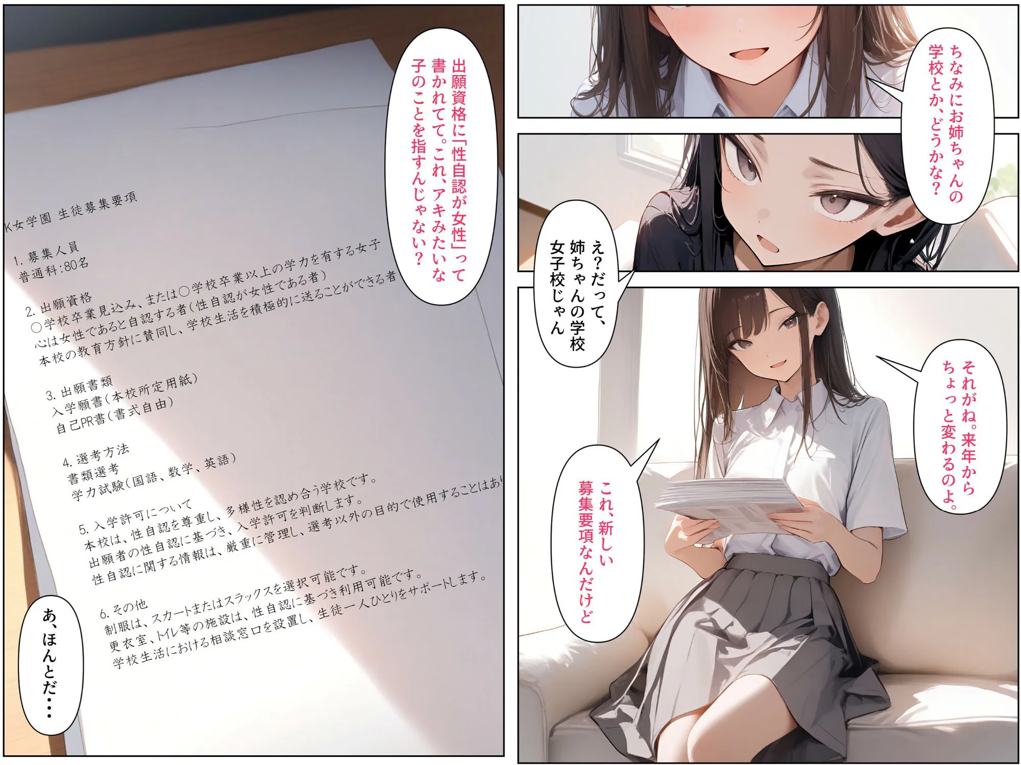 女装男子のJKハーレム生活