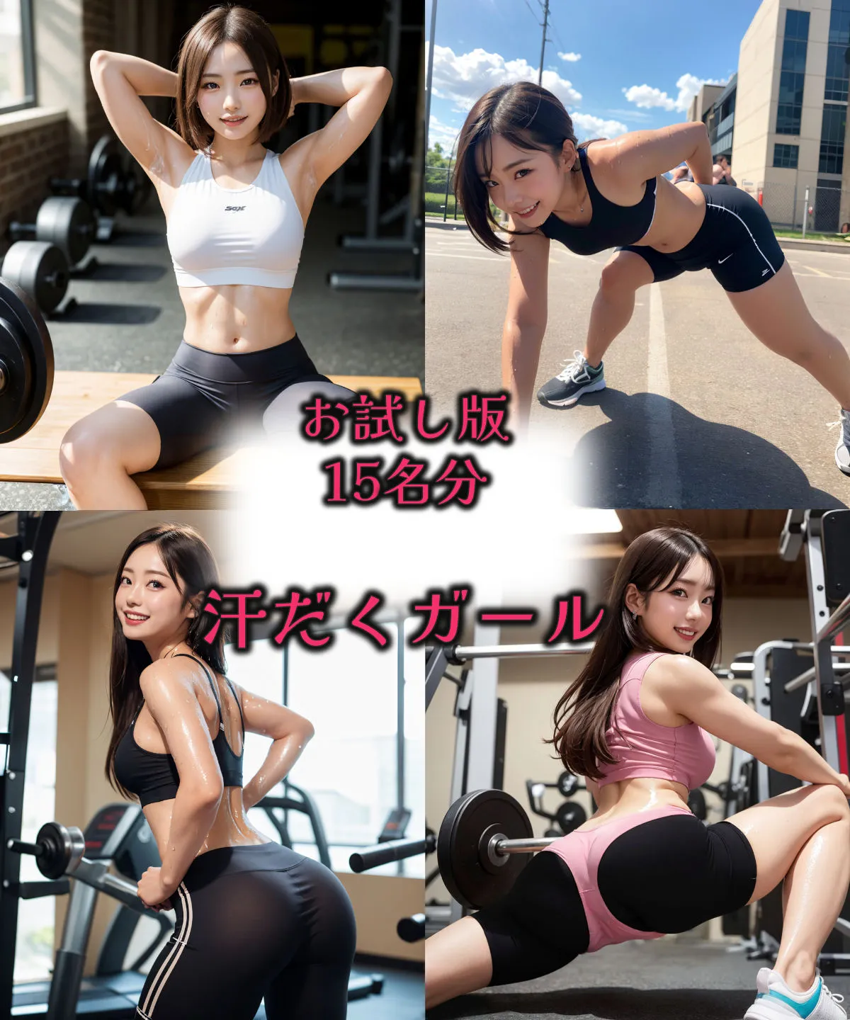 汗だくガールCG集