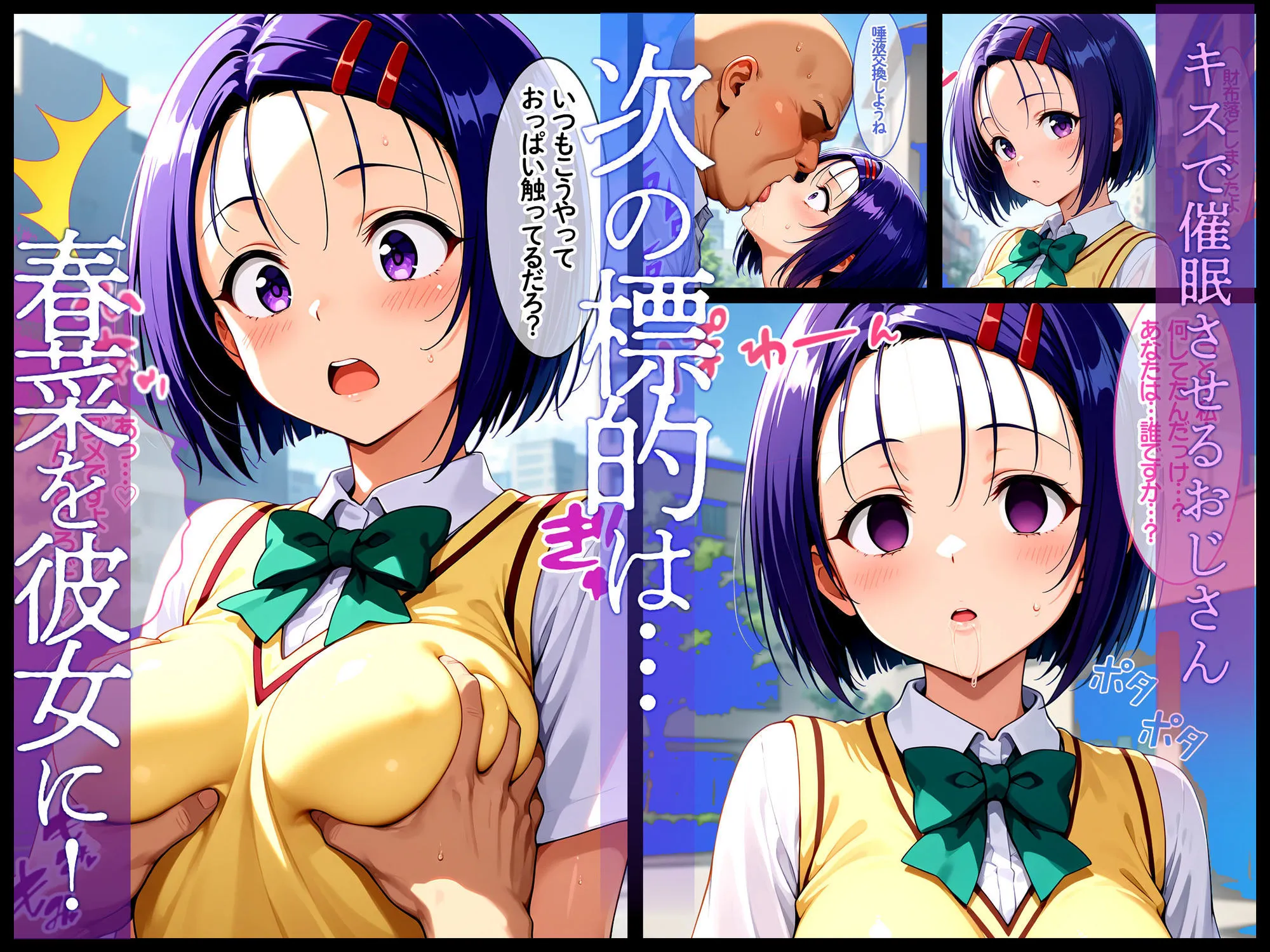 わたしの彼氏がエロ過ぎて…キスで催● 彼女をビッチ調教  〜前編〜