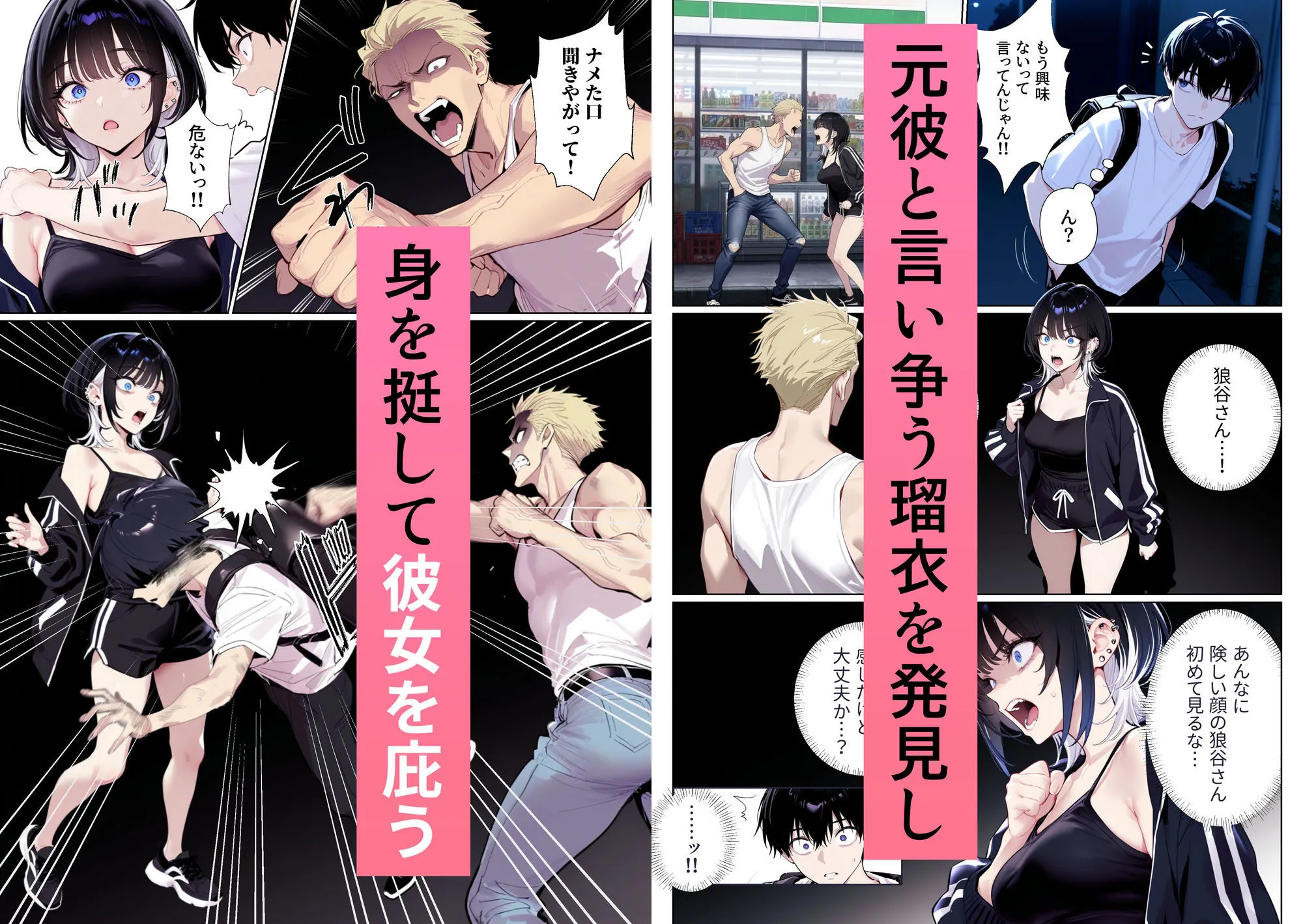 ウルフな彼女を庇ったら目一杯抱かせてくれました