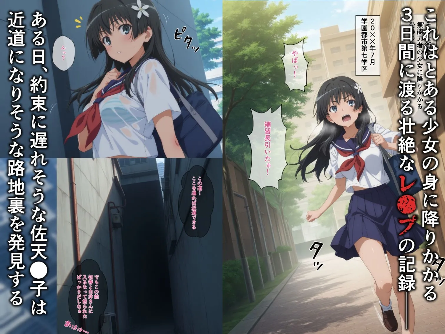 とある少女の凌●記録〜佐天●子誘拐編〜