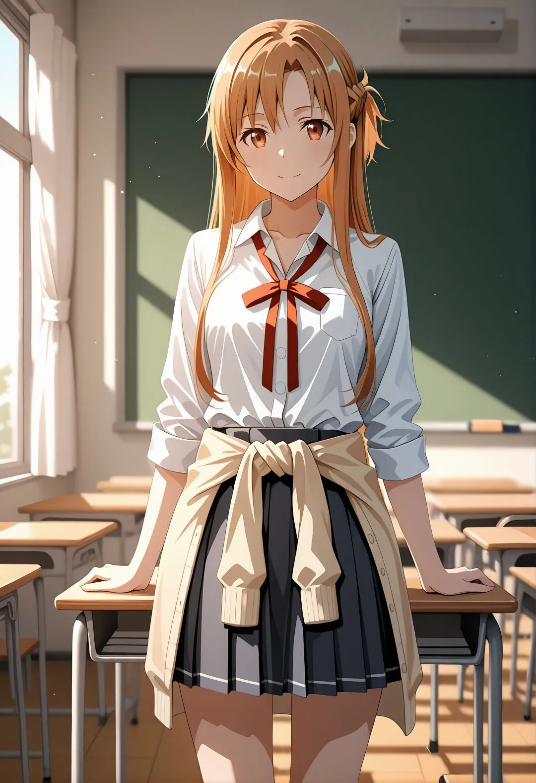 【242枚】ア〇ナ催●学園性活〜結城明〇奈が教室・プール・トイレで完全服従イチャラブ調教〜