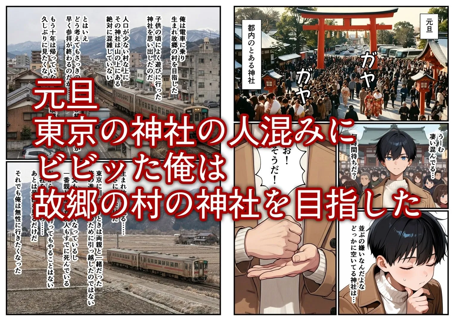 初詣に行ったら死んだ幼なじみの幽霊がいた 童貞を捧げた