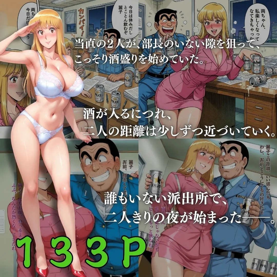 ここに亀有 爆乳美女と性交4連発