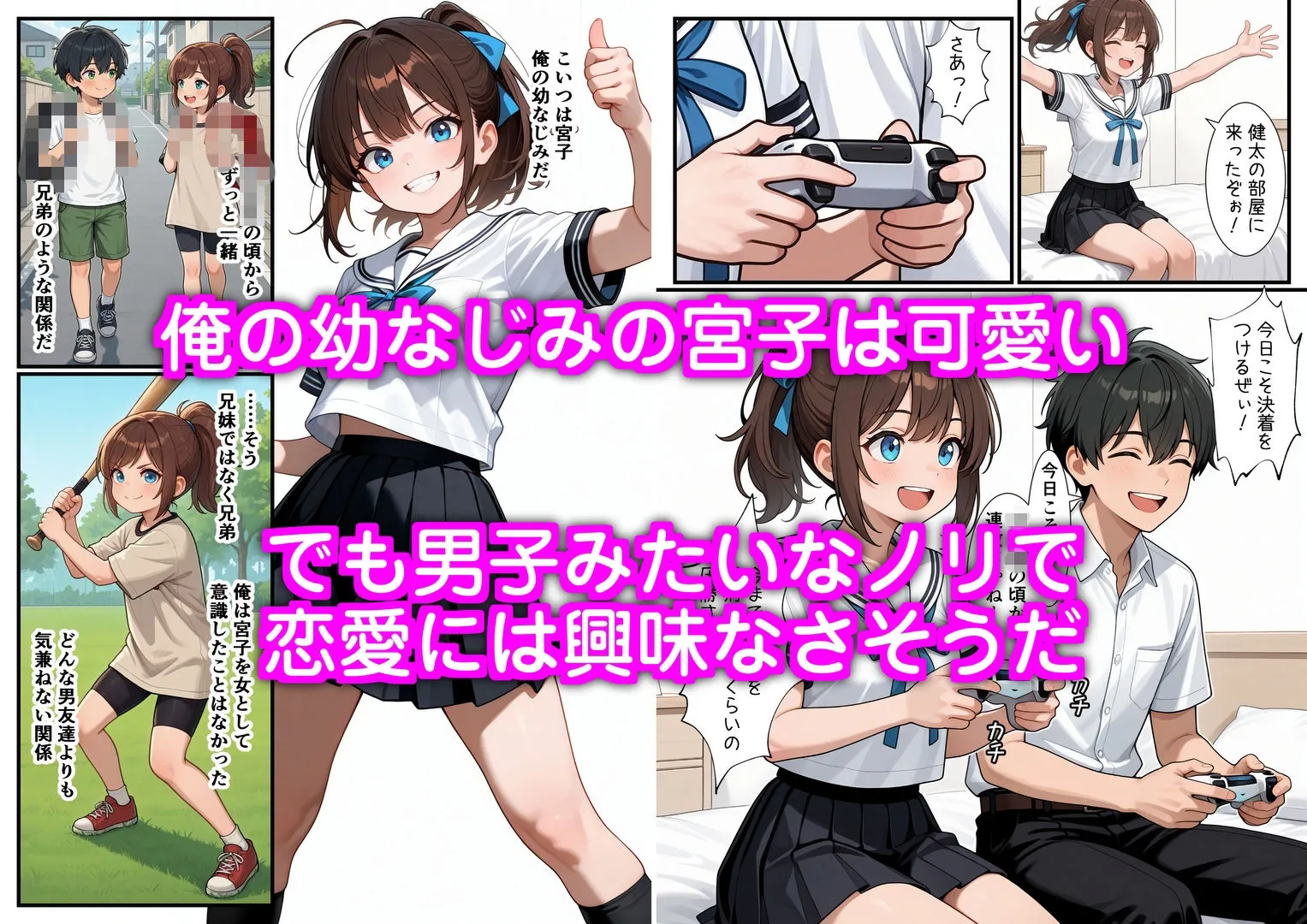 SEXに興味なさそうな幼なじみが媚薬を使ってSEXに誘ってきた