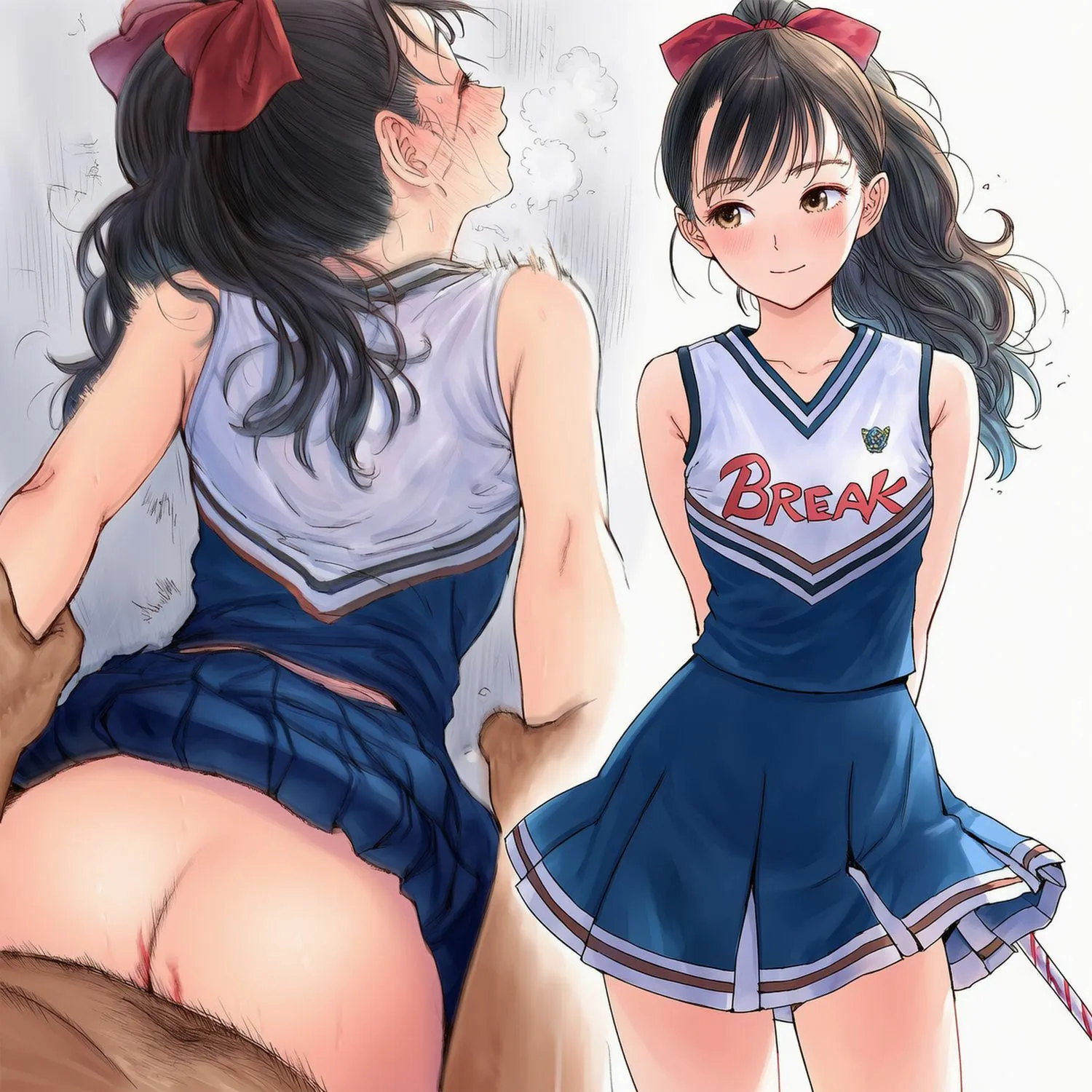パパ活で処女を散らした制服姿の女の子