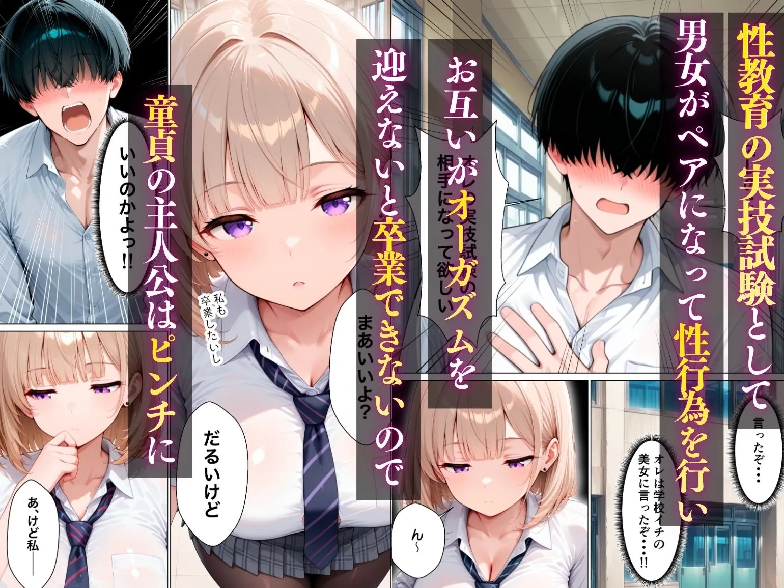 S級美女のダウナーギャルを絶頂させないと卒業できない話
