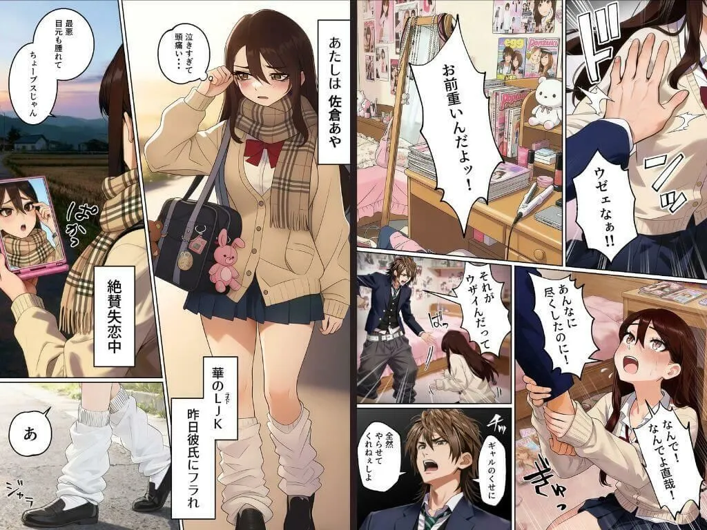 【実話】平成ギャル（18）がチャラ男に捨てられ、童貞幼馴染の価値に気づくまでwww