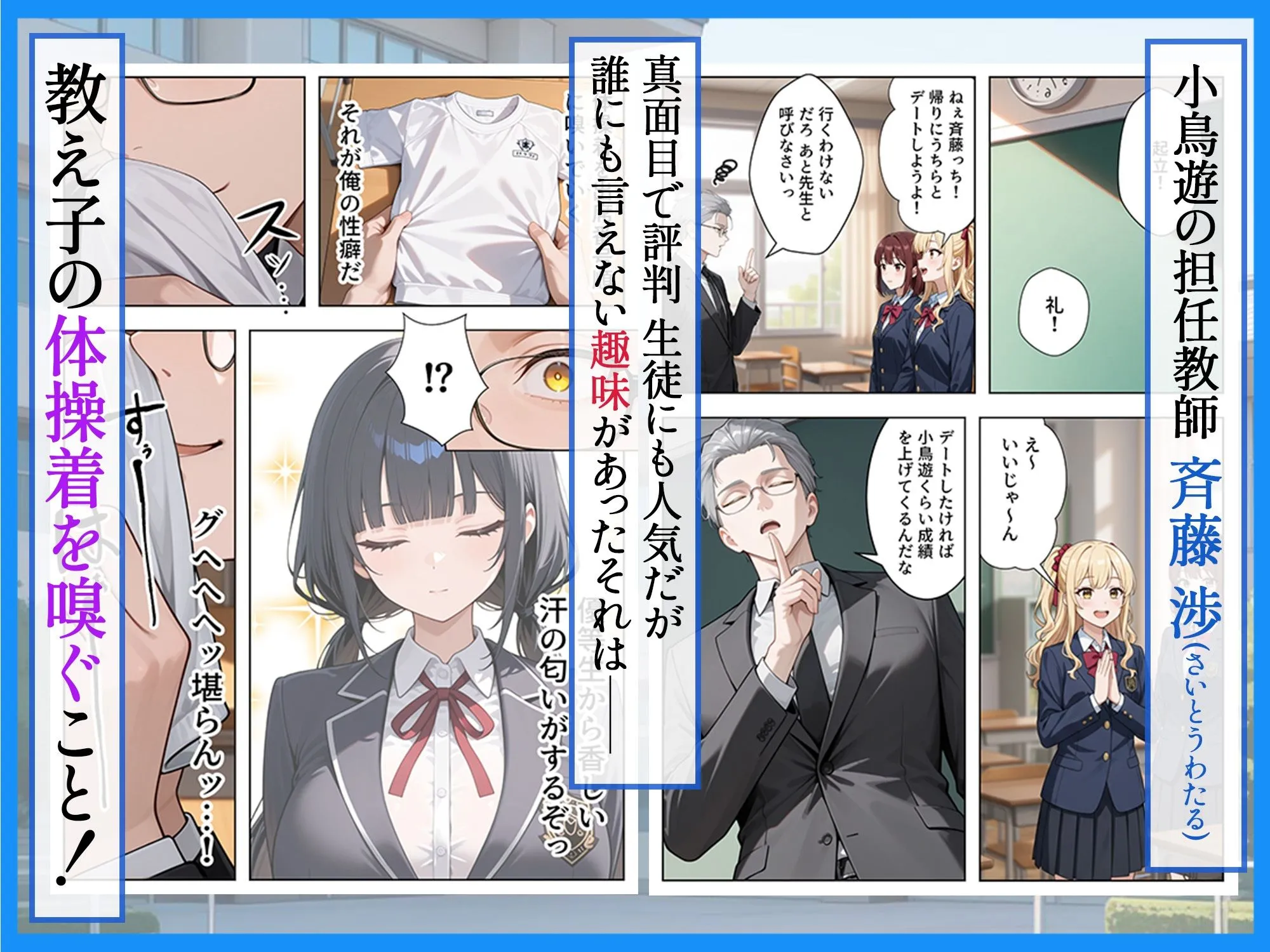 優等生の裏の顔 大好きな先生の弱味を握って寸止めの果てに中出しさせる話