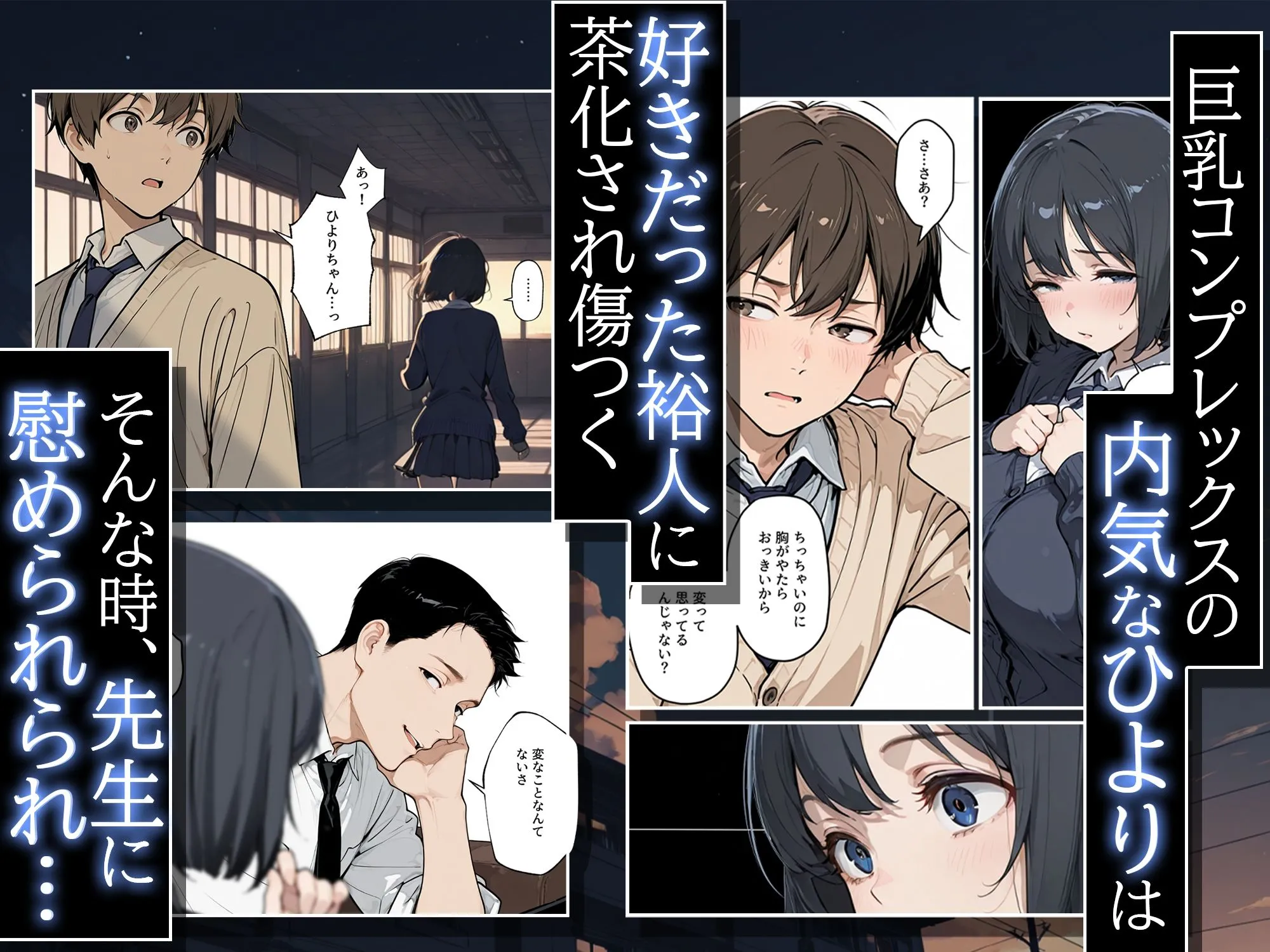 内気な彼女が先生の大人ちんこに孕ませセックスで寝取られる話