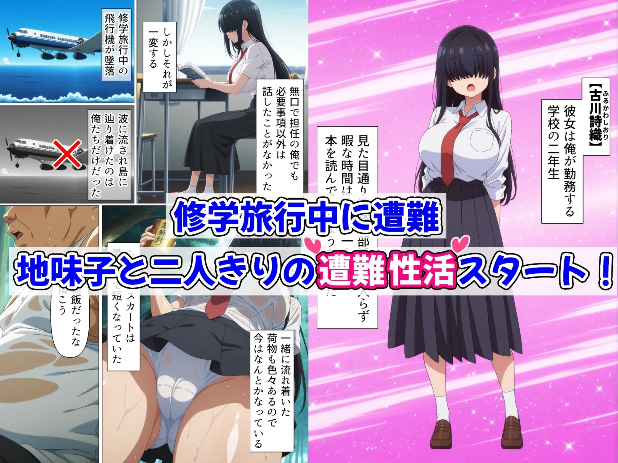 目隠れさんと無人島性活