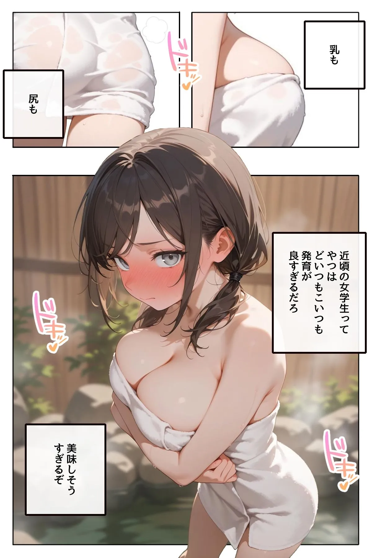 どこの女子校にもありふれた普通の性指導  〜温泉学園〜  1