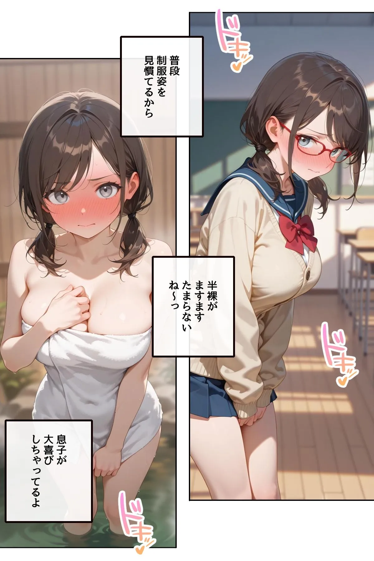 どこの女子校にもありふれた普通の性指導  〜温泉学園〜  1