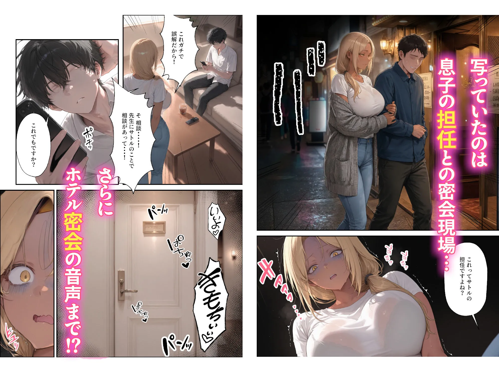 親友の母親 爆乳ギャルママの弱みを握ったので俺の嫁にすることにした【エロ動画】