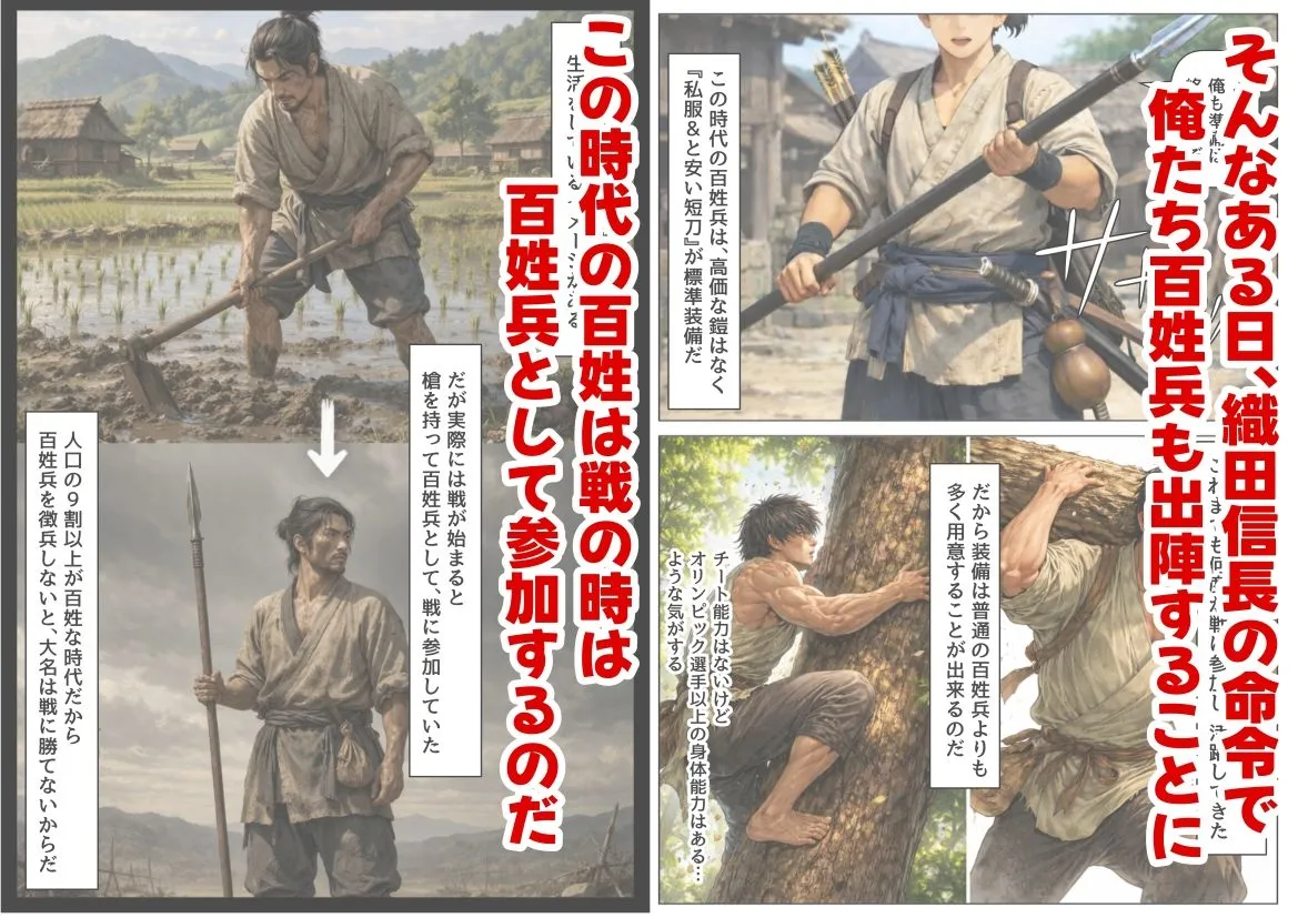 《戦の乱取り（略奪）》 戦国時代の農村に俺が転生したら、エロすぎた史実の話