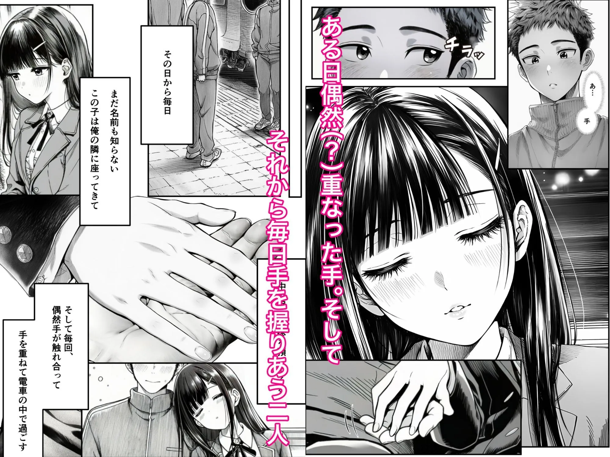 電車で何度も肩にもたれかかってくる女の子と、子作りセックスしてしまった