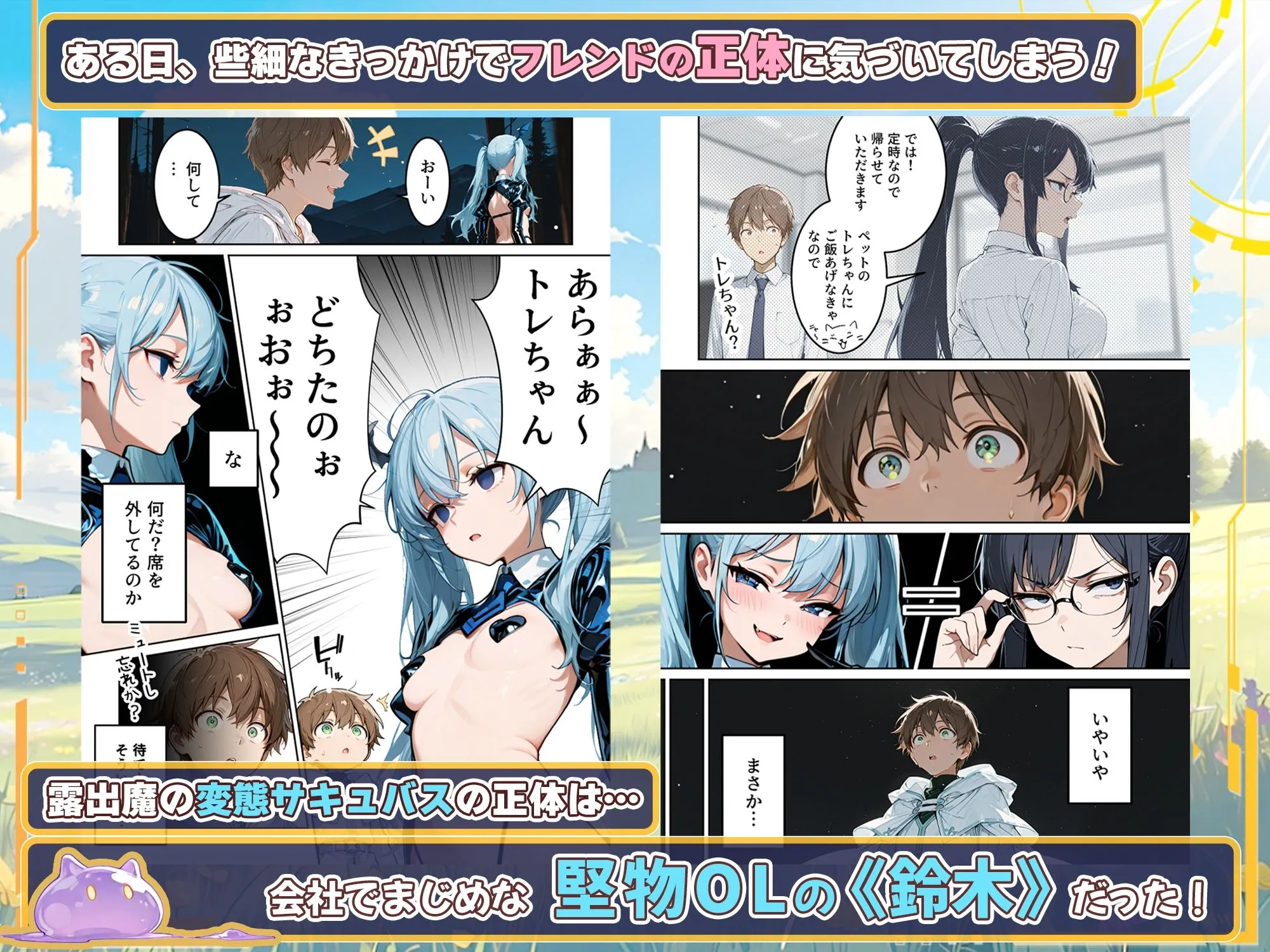 ネトゲでパーティー組んでたエロいフレンドの正体が会社の同僚だった件