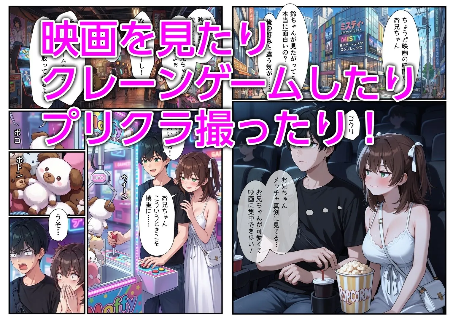 妹と恋人ごっこ 交尾ごっこ3 〜デート＆野外エッチ編〜