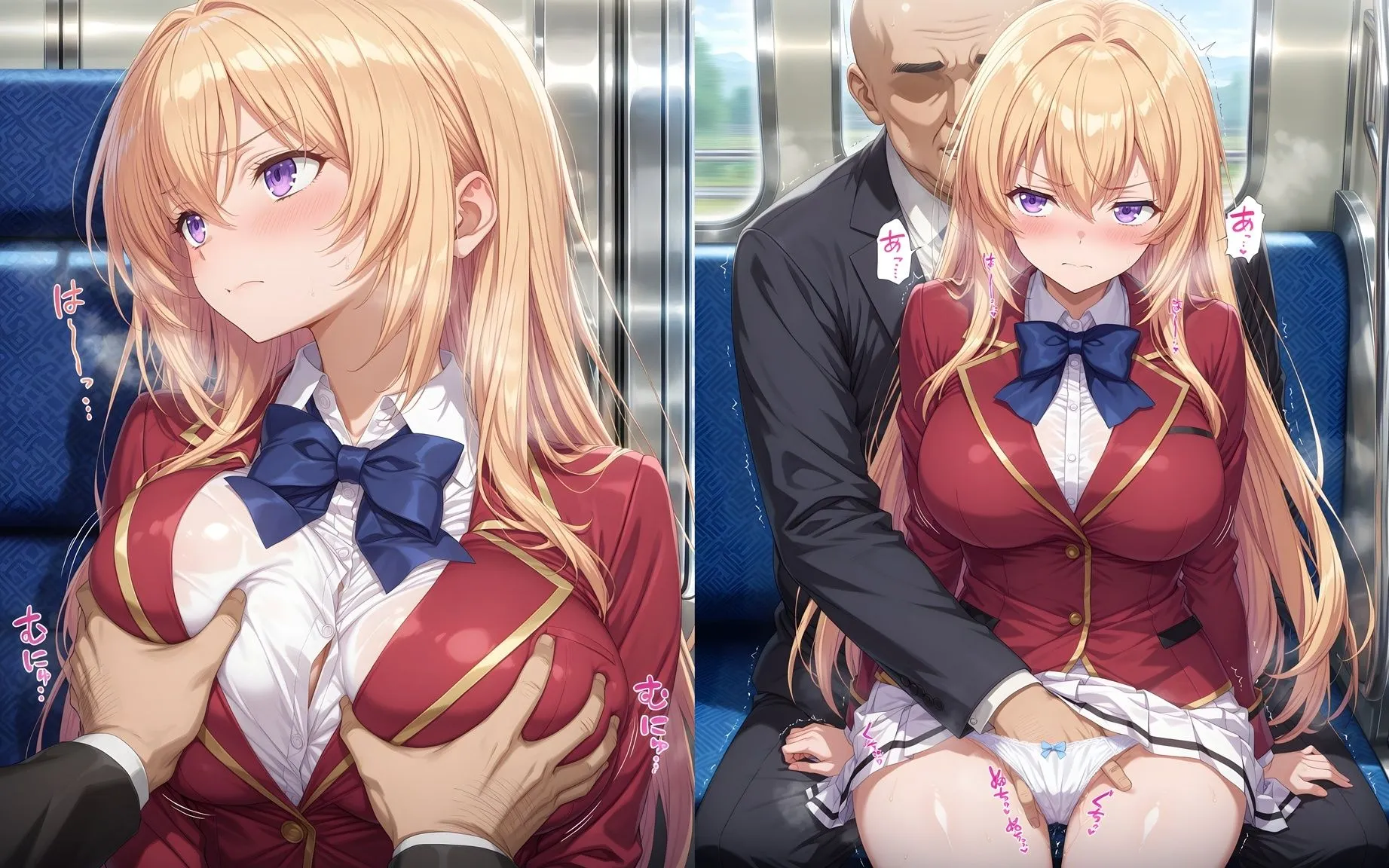痴●おじさんに屈服する実力至上主義の女たち