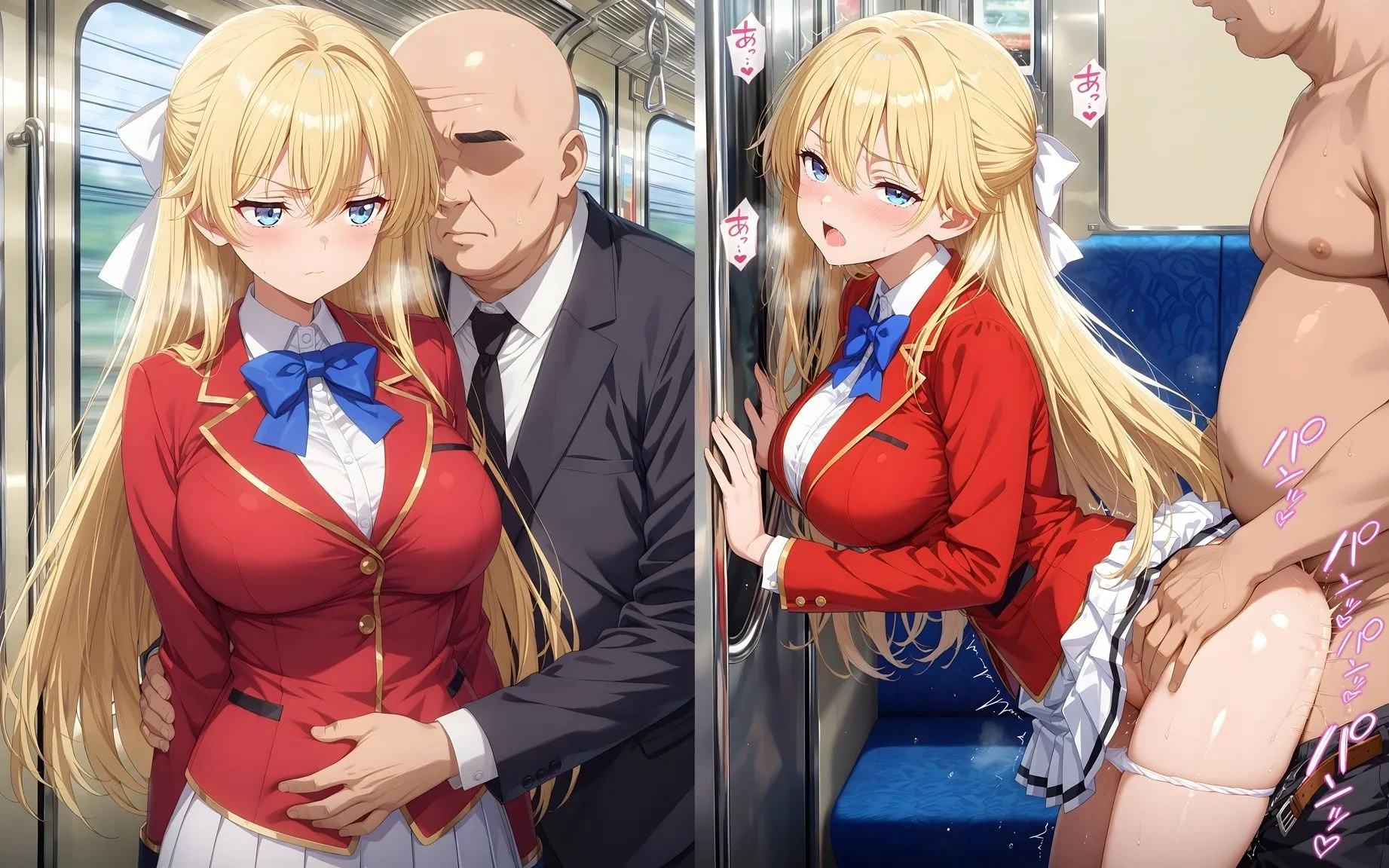痴●おじさんに屈服する実力至上主義の女たち